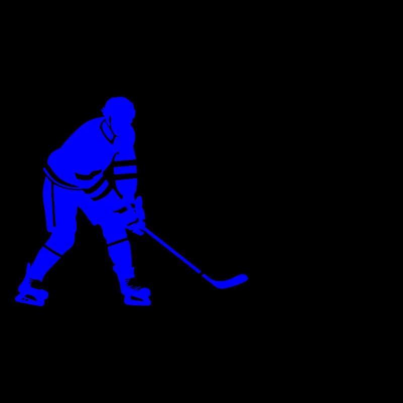 Ice Hockey Spieler Silhouette