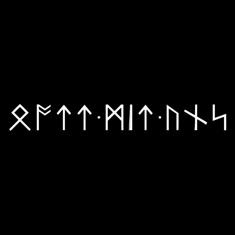 God with us Runes Writing Germanic Vikings