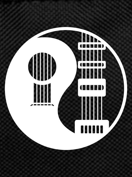 Yin Yang Guitar Logo