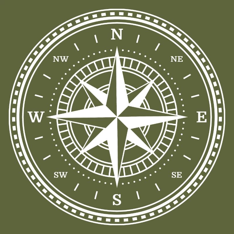 Wind Rose Compass Navigation