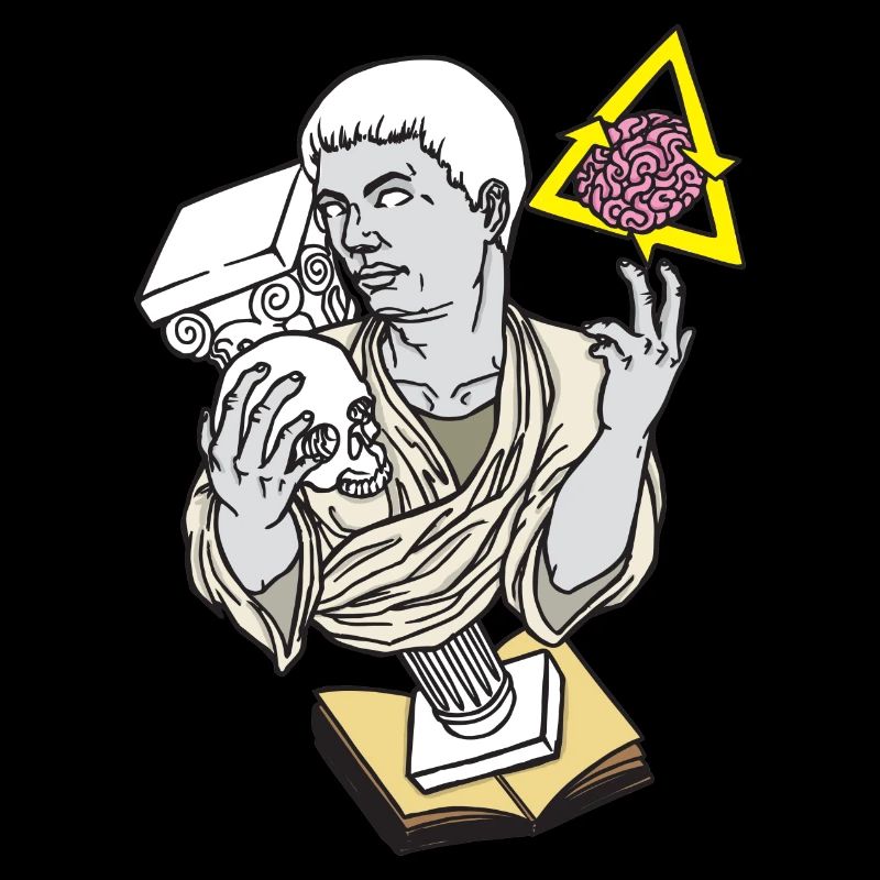 Statue skull victory column