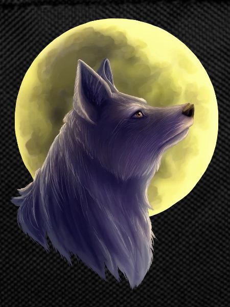 Wolf Gemälde