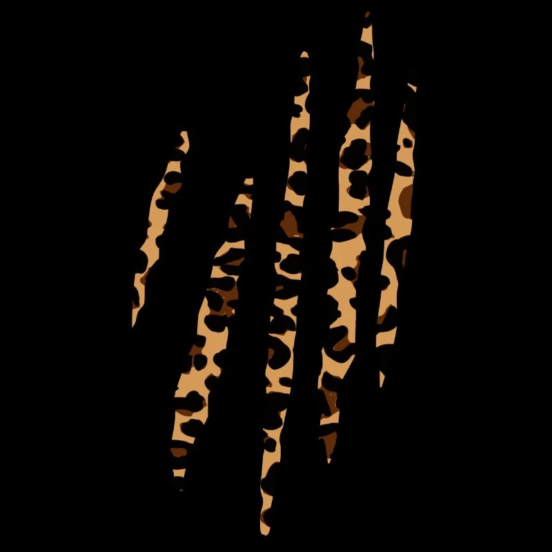 Leopard Skin Pattern Scratch Wildlife Safari 3D