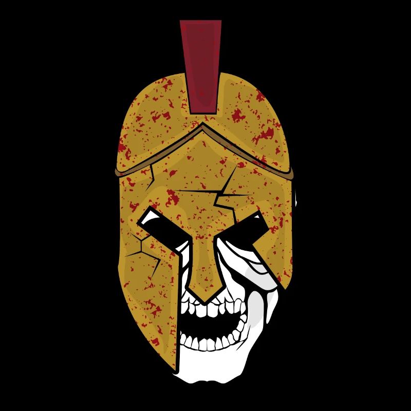 Gladiator with helmet