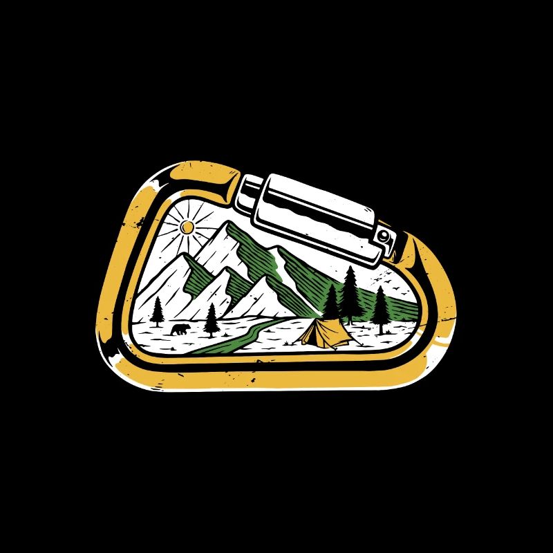 Camping mousqueton