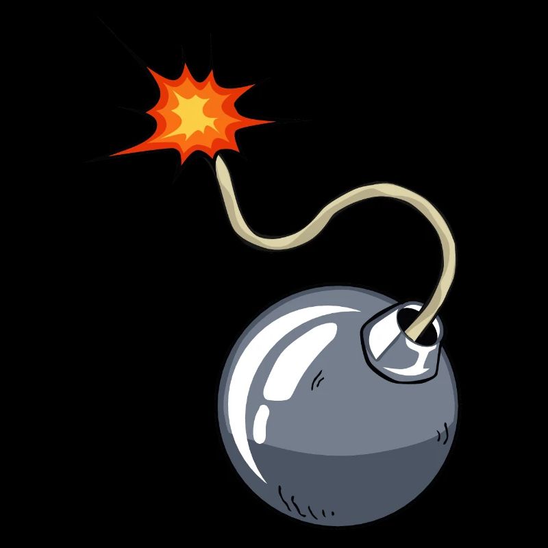 bomb meche drawing flame