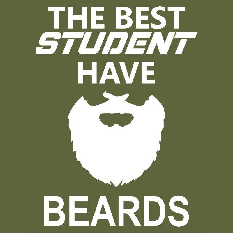 Funny Beard Student Saying Gift Student