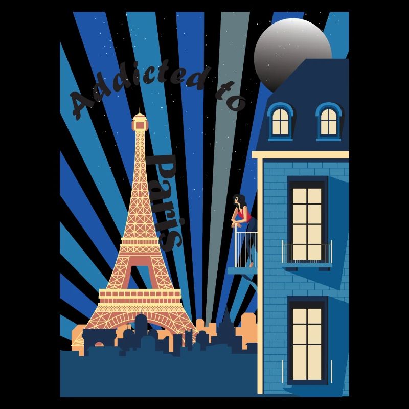 süchtig nach Paris bei Nacht