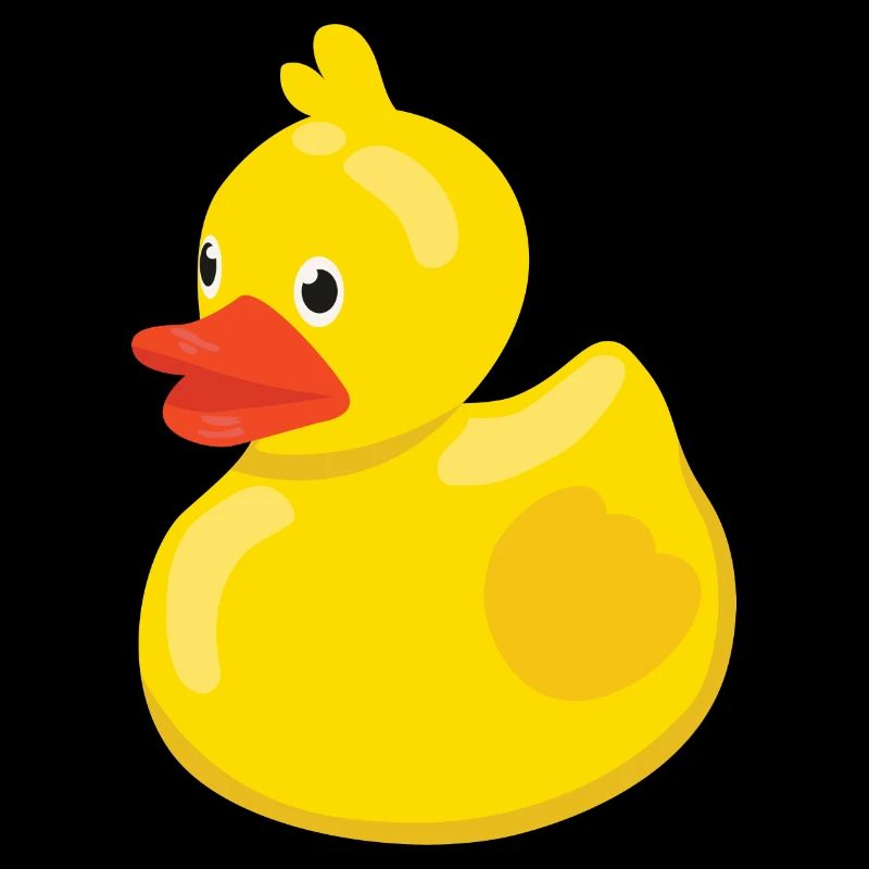 Rubber duck bathing duck