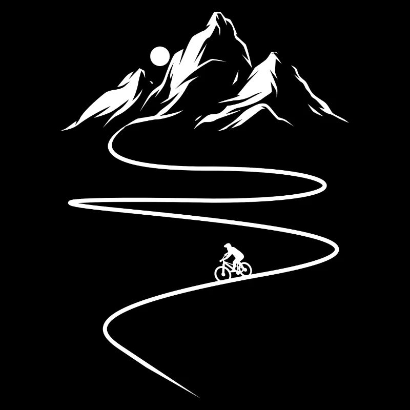 MTB Mountainbiker Downhill Motif Biking