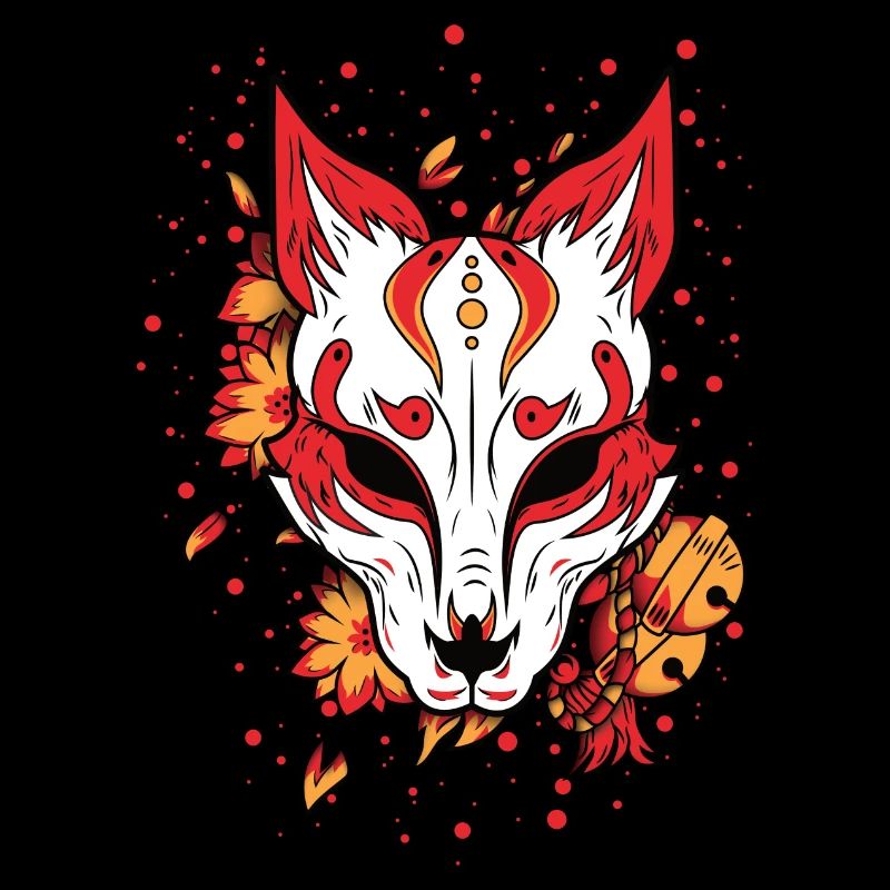 Fox Mask, Fox, Kitsune