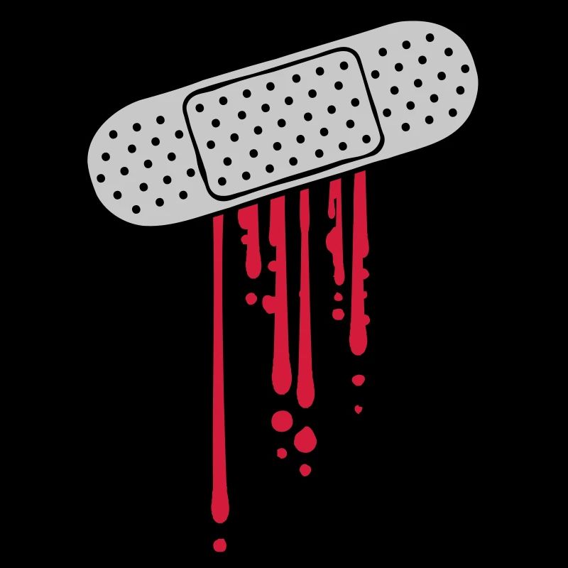 Blut Tropfen Pflaster