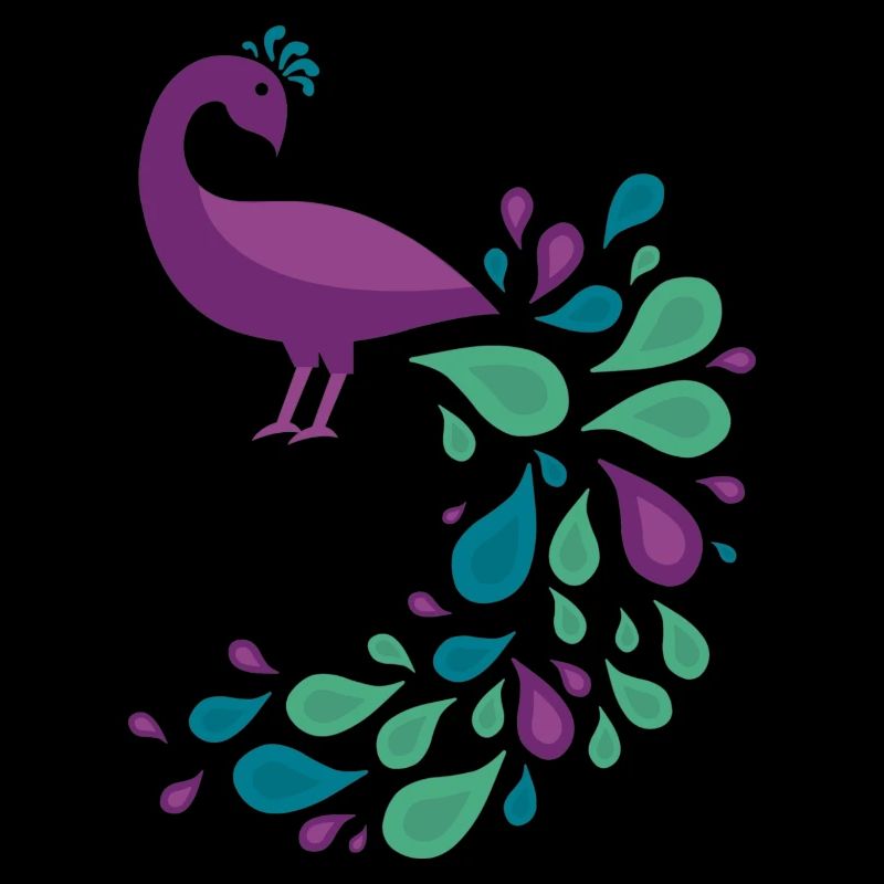 Peacock with Closed Tail