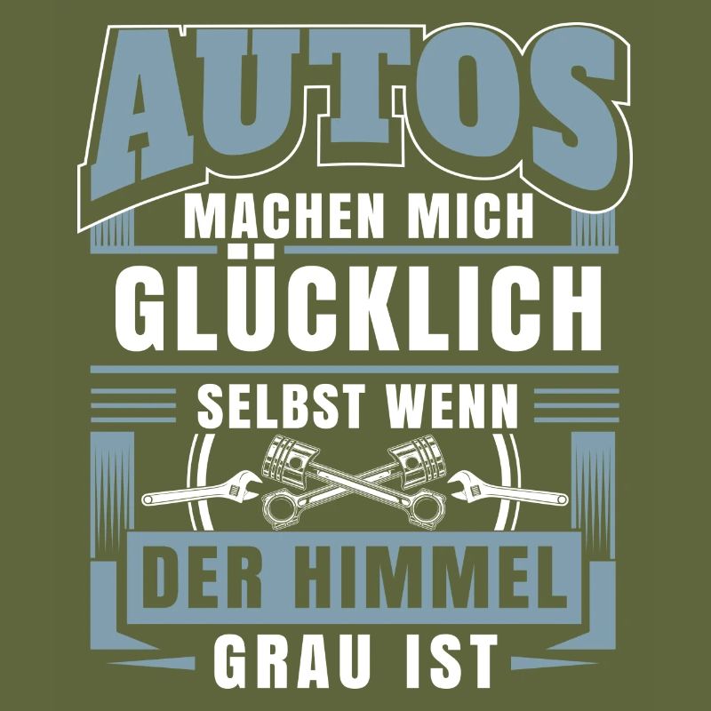 Autos machen glücklich selbst wenn der Himmel Grau