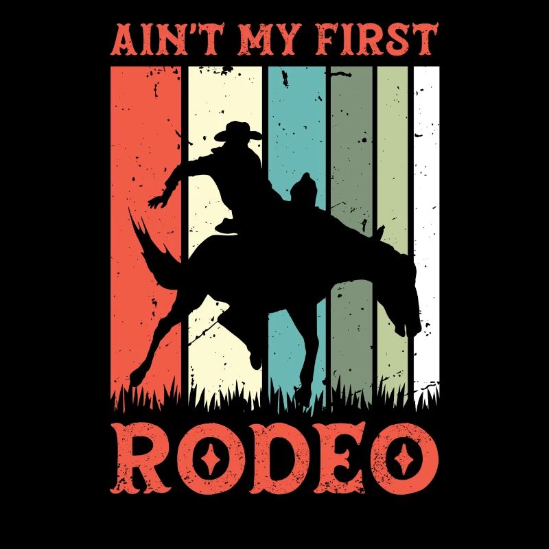 Ce n’est pas mon premier cow-boy d’équitation de rodéo