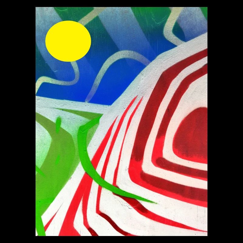 graffiti landscape sunny