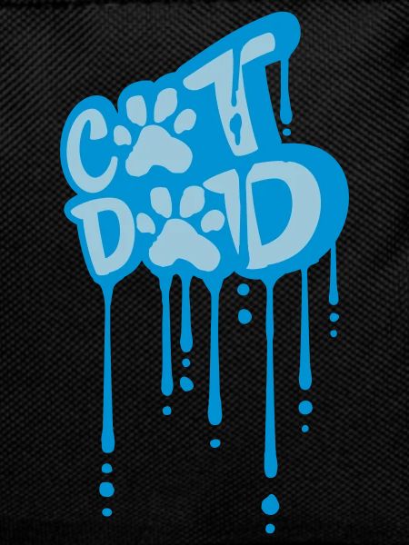 Cat Dad Graffiti Paw