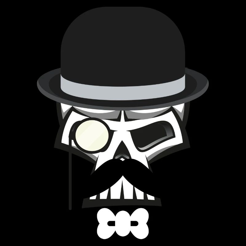 Skullhead with beard