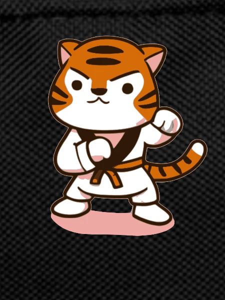 Cute Fighting Tiger Karate