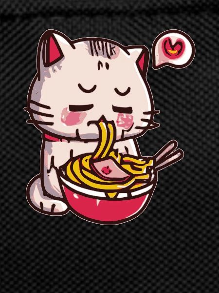 Kawaii Ramen Sad Cat
