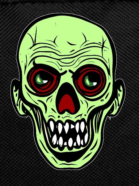 Halloween Zombie-Kopf