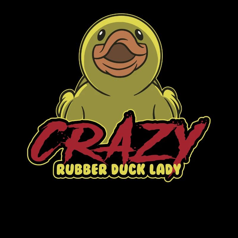 Crazy Rubber Duck Lady Duck Lover