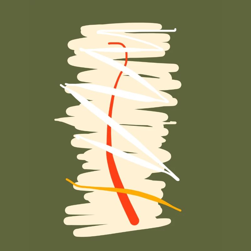 Abstrakter Kapuzenpullover