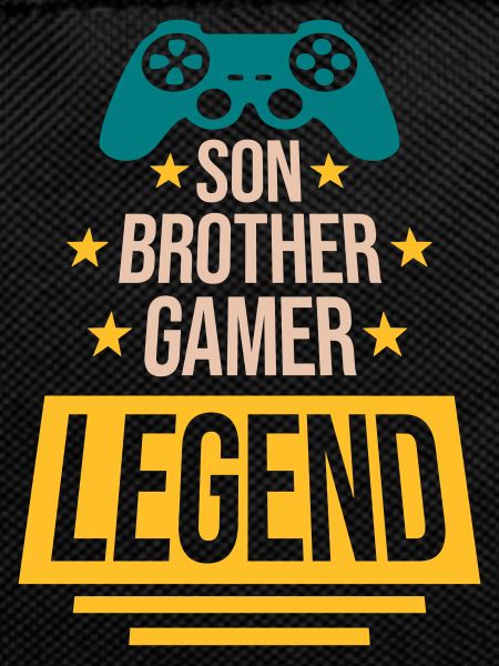 Son Brother Gamer Legend