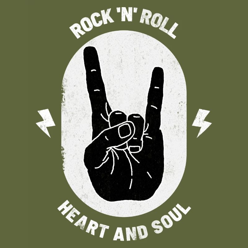 Rock 'N' Roll Devil Horns Metal Fork Rock Geschenk