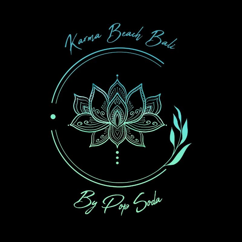 Fleur de lotus Karma Beach Bleue