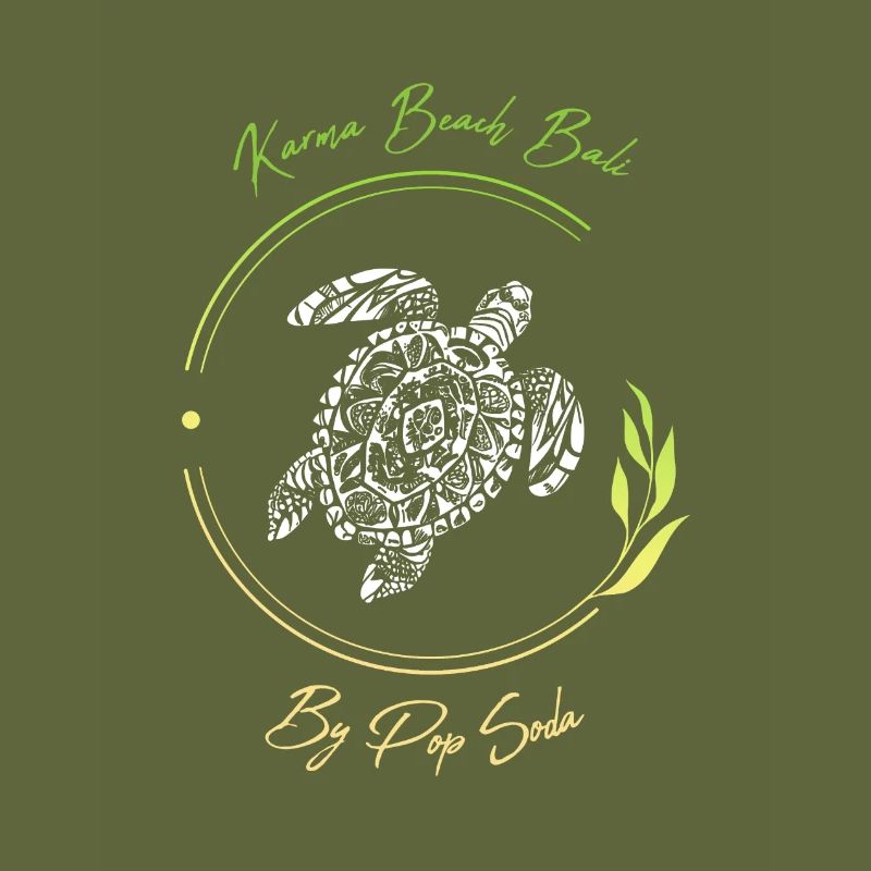 Turtle Karma Beach lime green