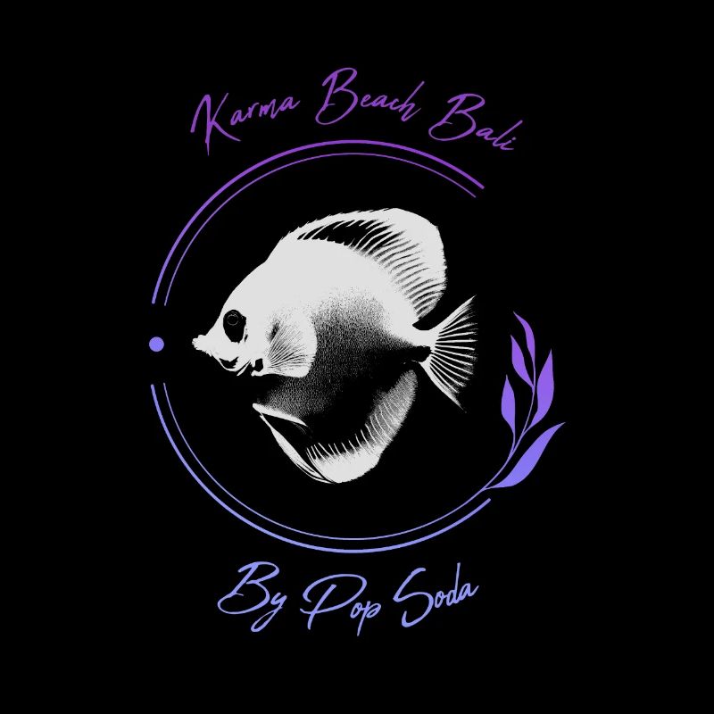 Karma Beach Tang fish purple