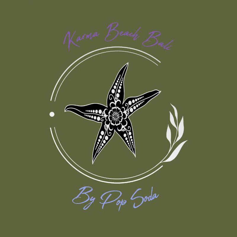 Karma Beach starfish purple blue