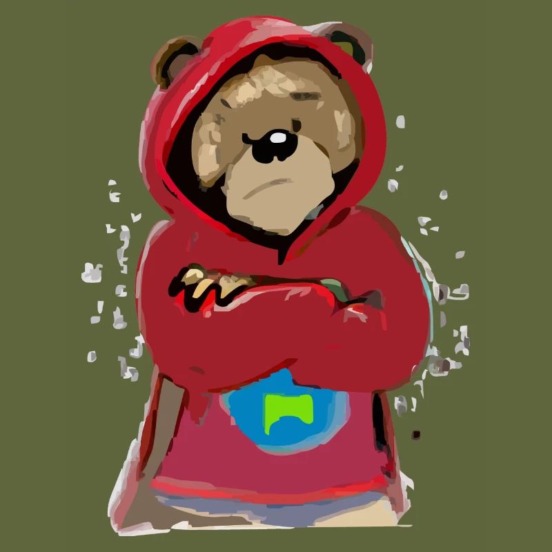 Bloo the grumpy bear