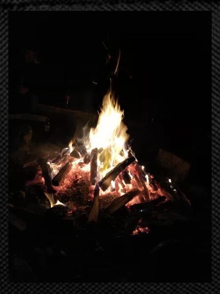 Feu de soirée