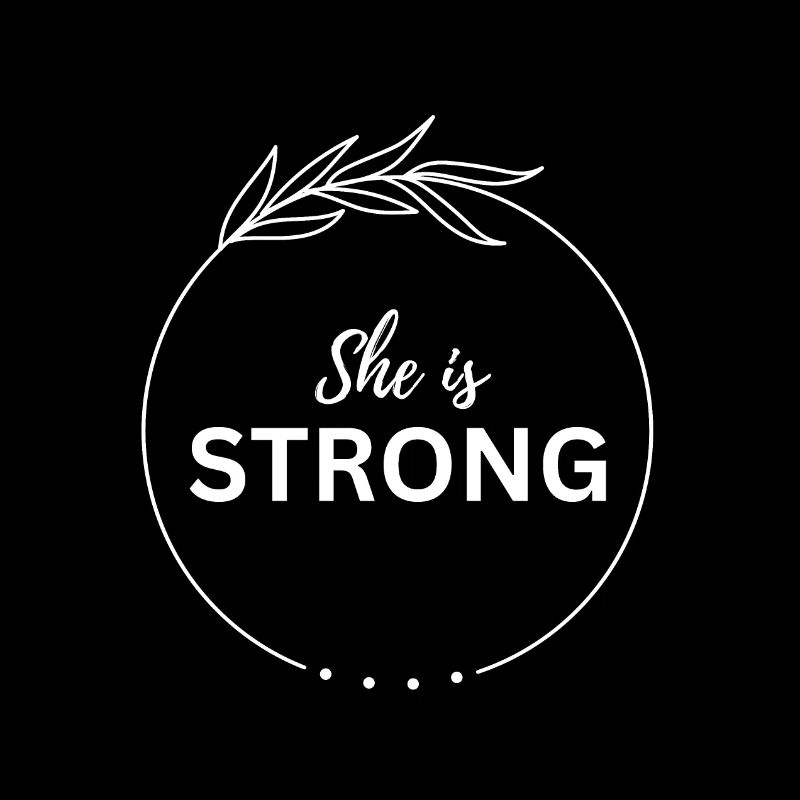 She Is Strong - Women's Day - Feminis
