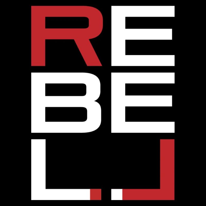 REBELL weiß-rot