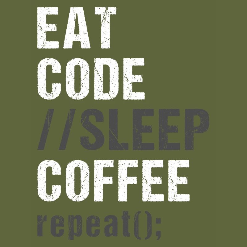 Eat Code Sleep Coffee Repeat