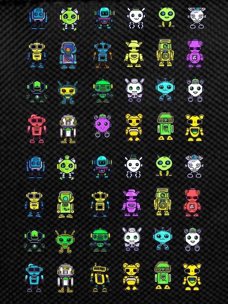 Cute Robot Pattern