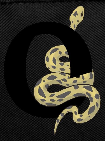 Letter o snake