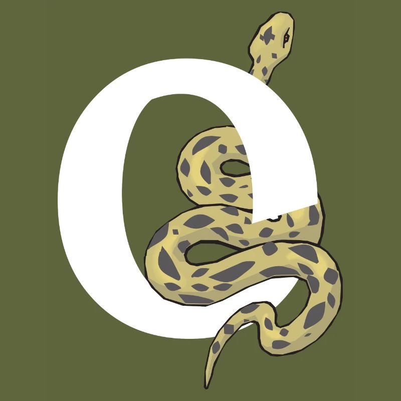 Letter o snake