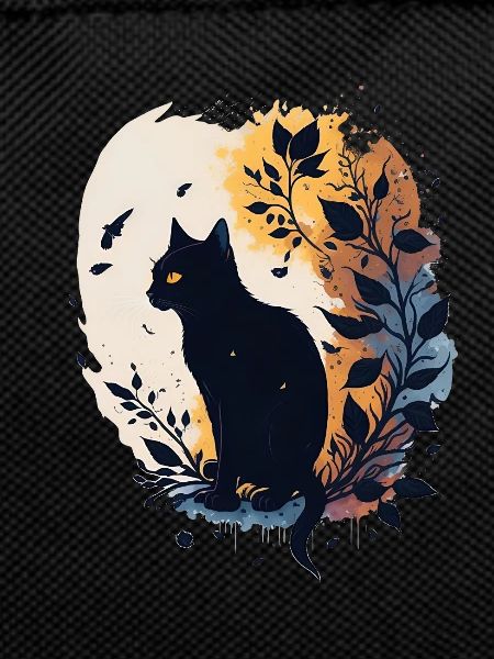 Great black cat