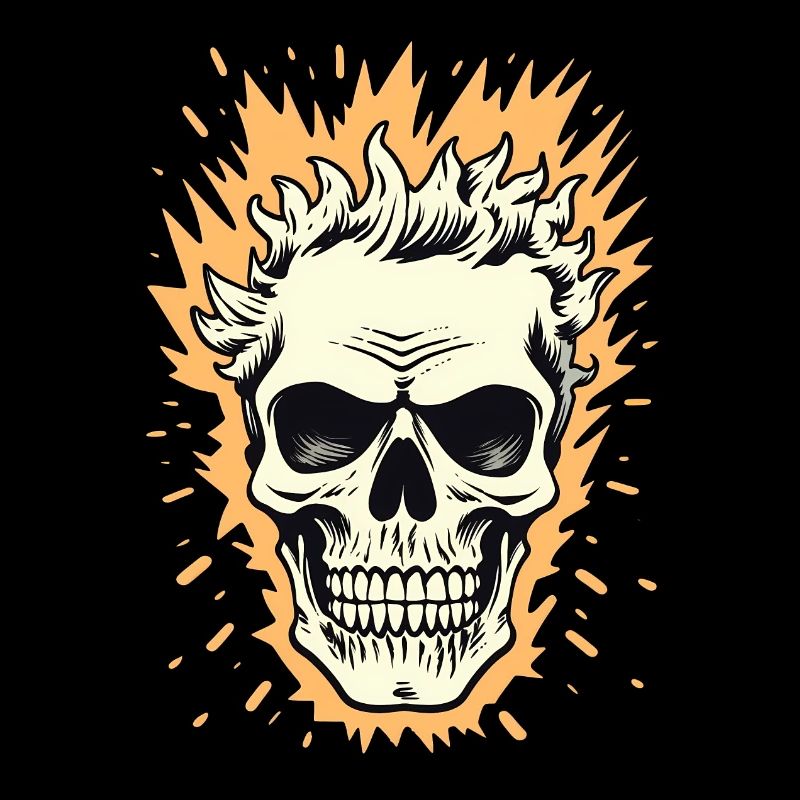 Flame Skull