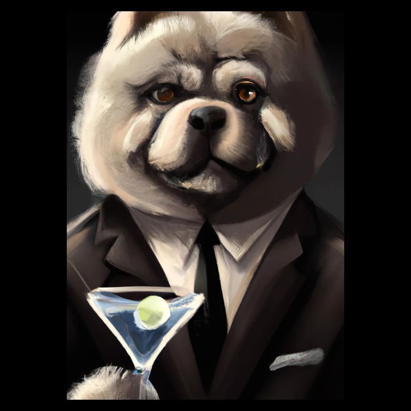 Chow Chow Anzug Martini