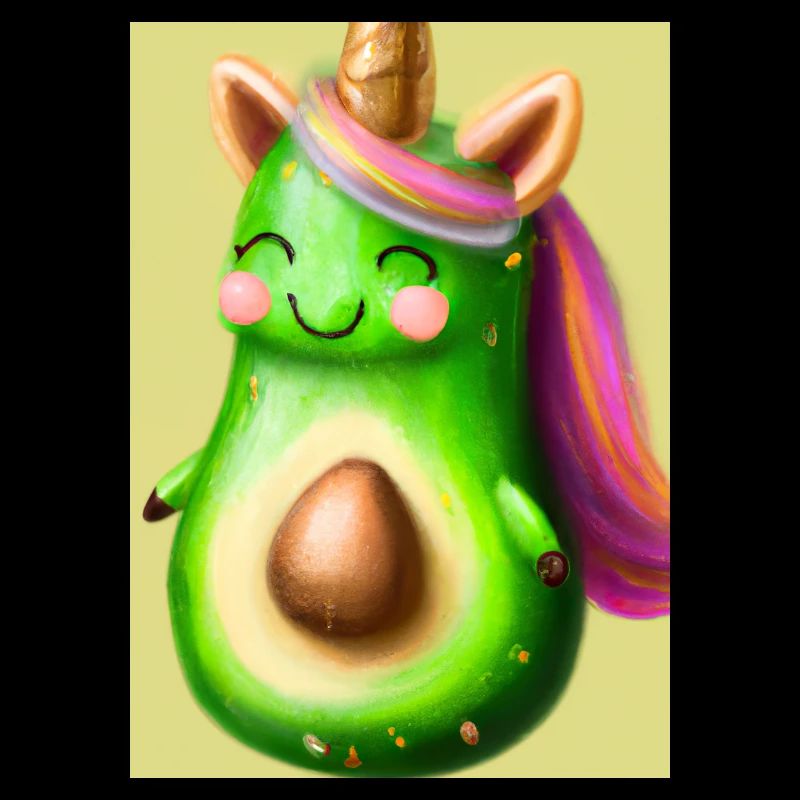 Niedliche Einhorn Avocado