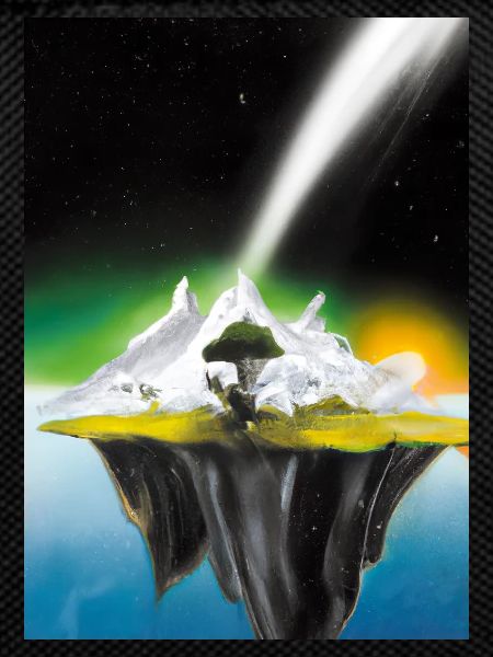 Flying Island Outer Space