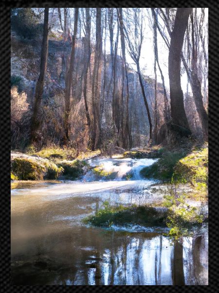 Forest River Wasserfall