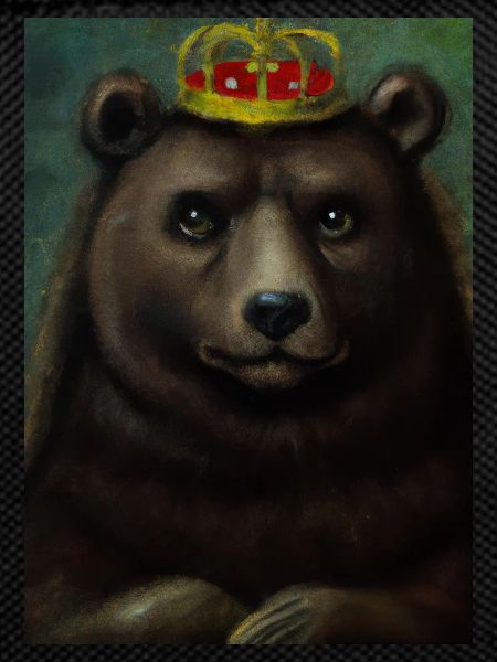 Bär mit Krone
