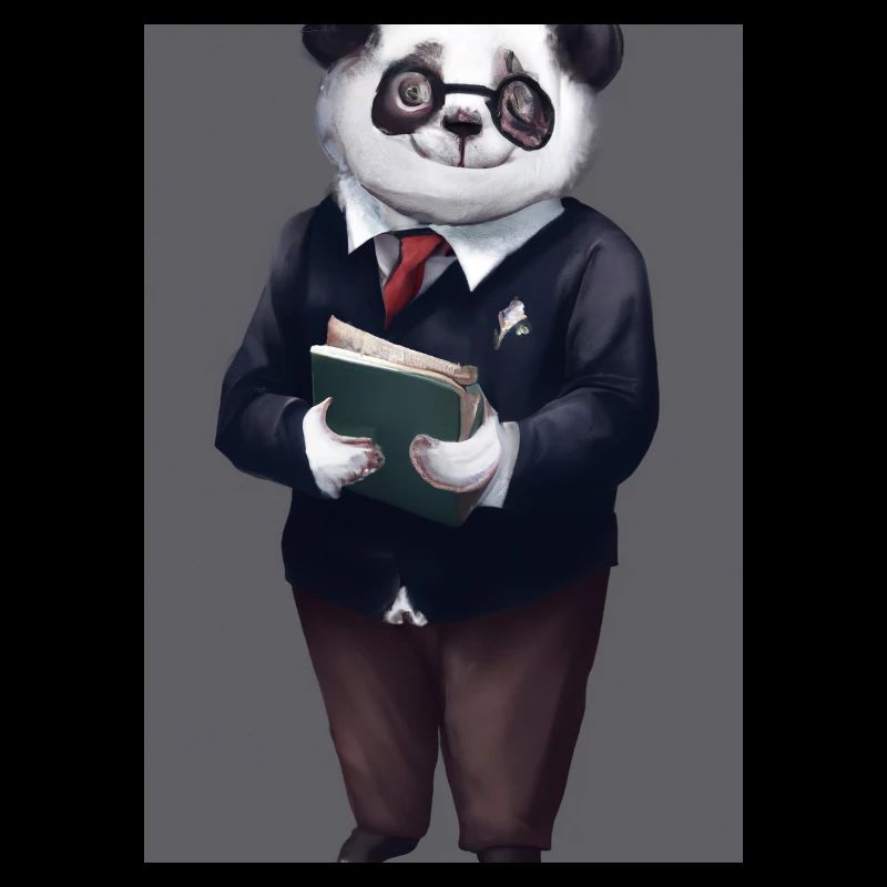 Bibliothekar Panda