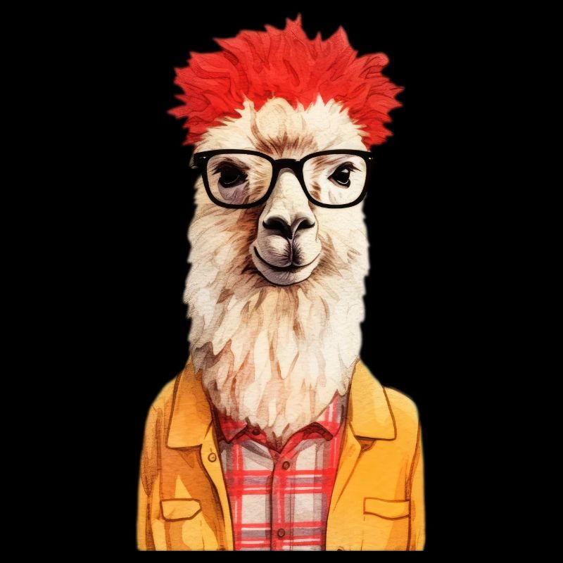 Hipster lama #lama